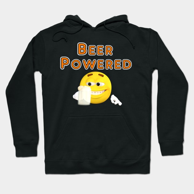 Beer Powered Emoji Hoodie by AutomaticSoul